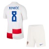 Original Trikotsatz Kroatien Kovacic 8 Heimtrikot EURO 2024 Für Kinder